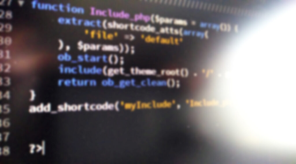 WordPress内で自作のプログラム（PHPやJavaScript）をincludeして動かす方法のスクリーンショット