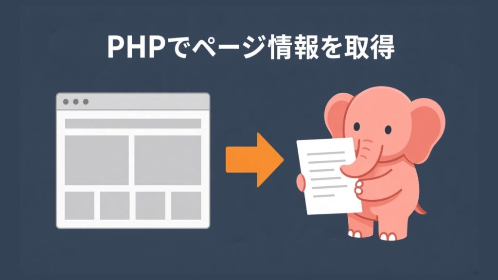 PHPでウェブスクレイピングのスクリーンショット