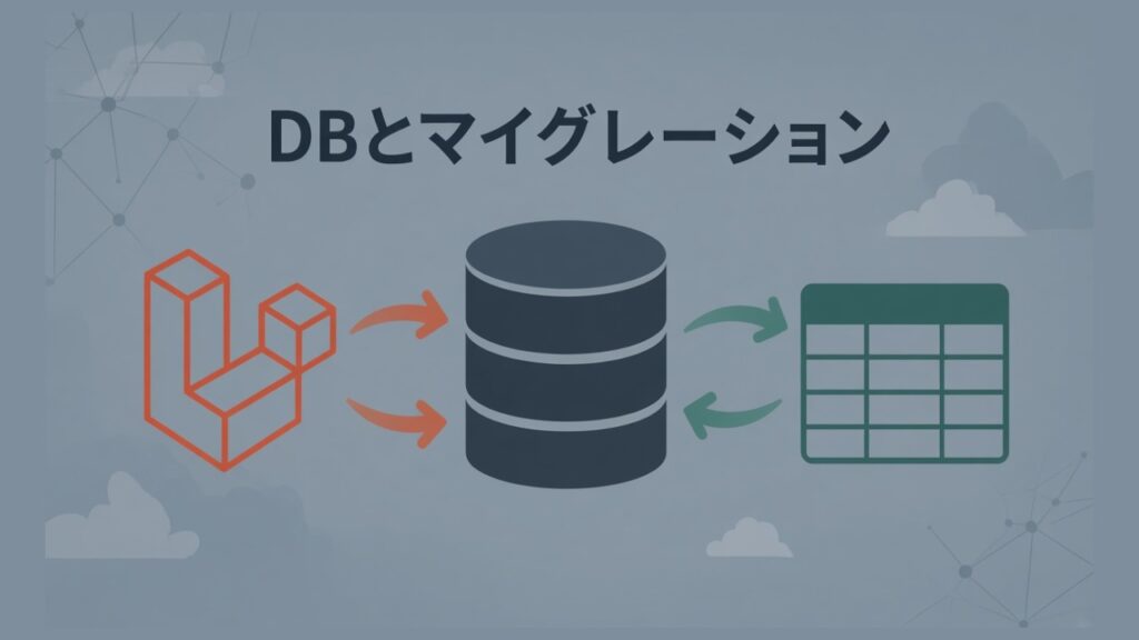 【Laravel6.0】データベースへのアクセスから操作方法まで（マイグレーションなど）のスクリーンショット